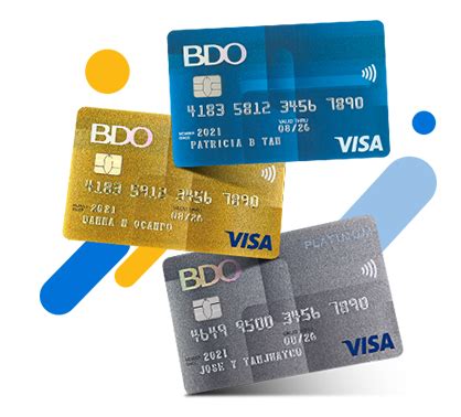 Get a BDO Visa Credit Card now .